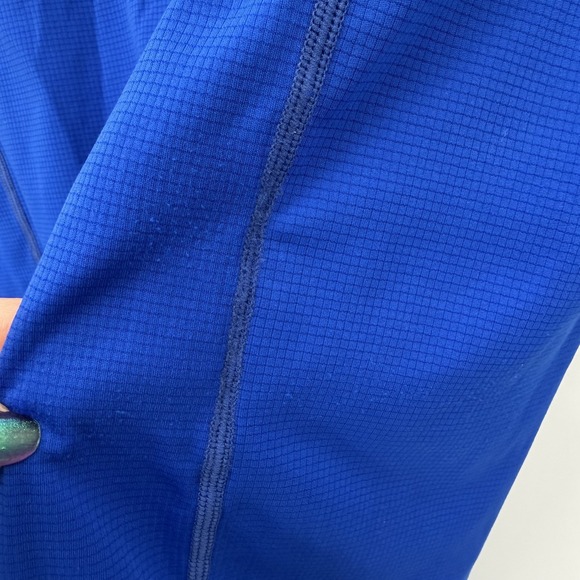 Outdoor Research Echo Hoodie Mens M Lightweight UPF Sun Shirt Blue Long Sleeve - Picture 8 of 14